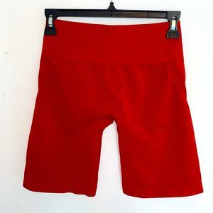 Oner Active Effortless Seamless Cycling Shorts in Spicy Red